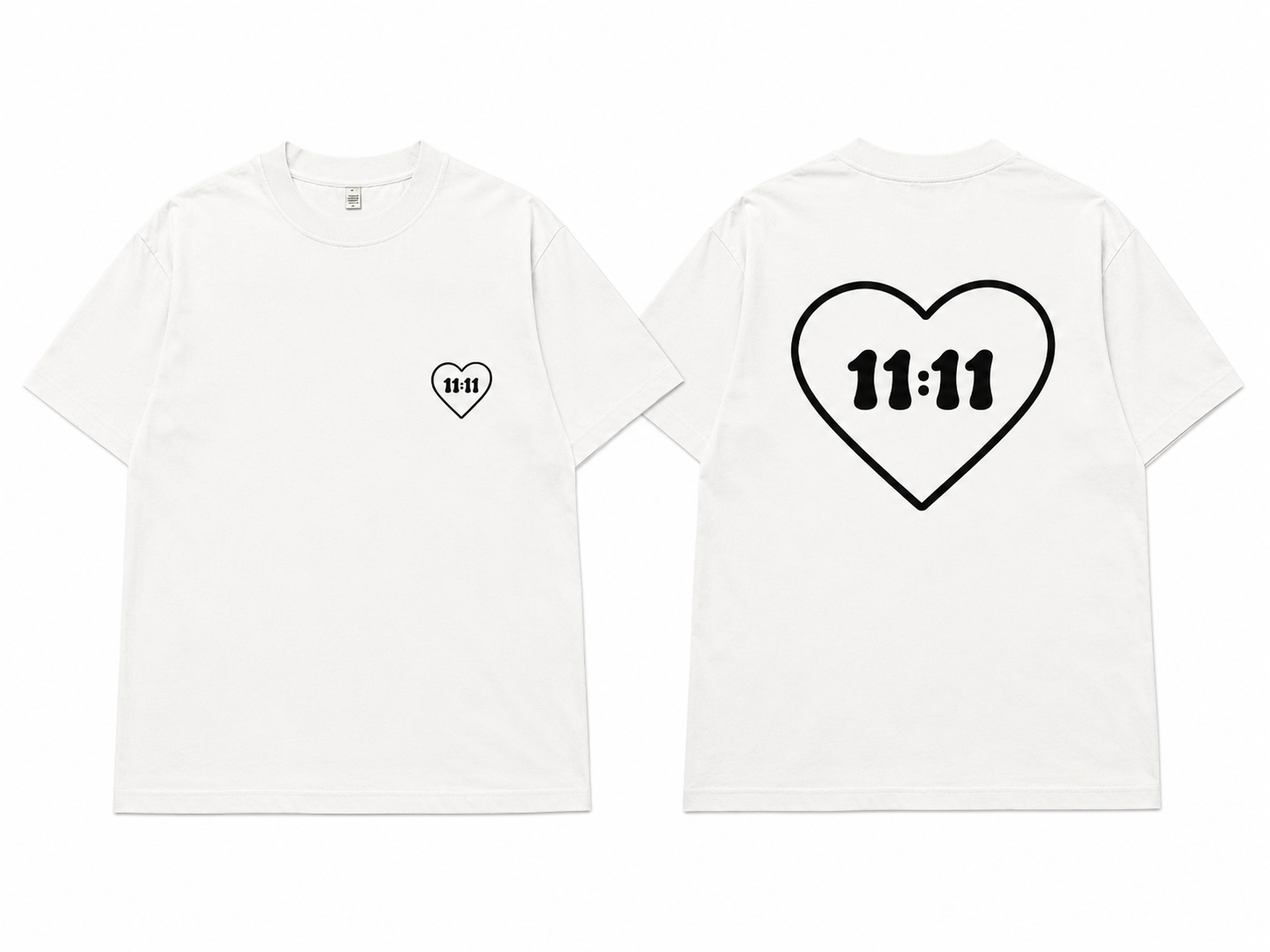 Oversized Herkimer Diamond 11:11 T-shirt